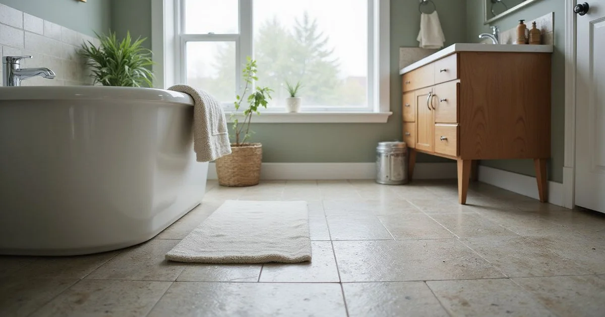 Slip resistance and moisture: choosing safer flooring for bathrooms and kitchens