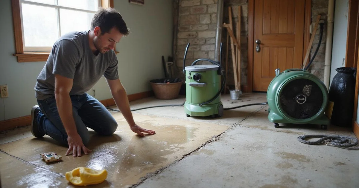 Water damaged flooring: what to do in the first 48 hours